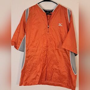 Mizuno Teamwear orange shirt size large